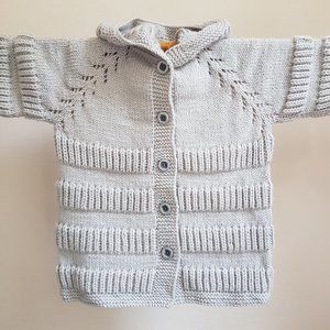 Baby Cardigan with hoodie - Sweater